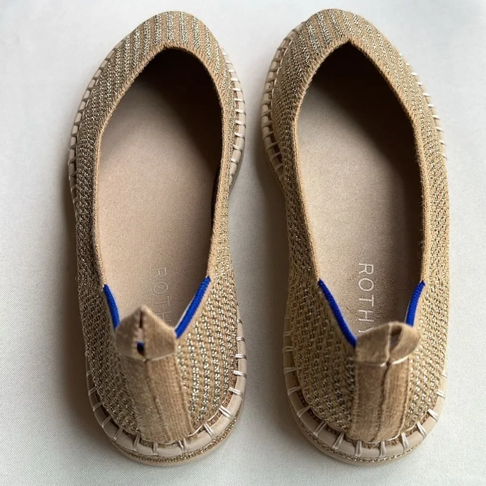 Rothy's The Espadrille Gold Stripe - Picture 11 of 17